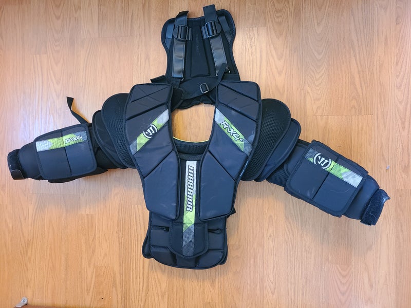 Small / Medium Warrior RITUAL X4 E Goalie Chest Protector (Used)