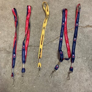 5 vintage brine lacrosse Tommy Hilfiger lanyards