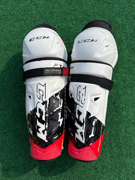 Junior CCM Jetspeed FT485 Shin Pads 11" (Used)
