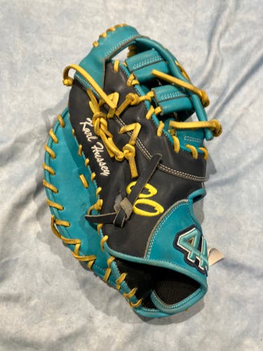 Blue Adult 44 Pro Signature Series RH First Base Baseball Glove 13.5" (Used)