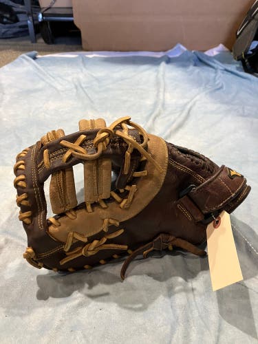 Brown Mizuno Franchise LH First Base Baseball Glove 12.5" (Used)