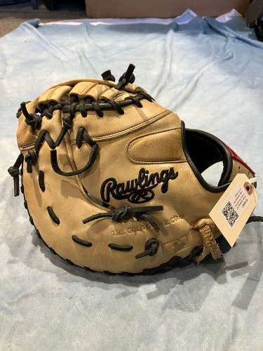 Brown Rawlings Gold Glove Elite RH First Base Baseball Glove 13" (Used)