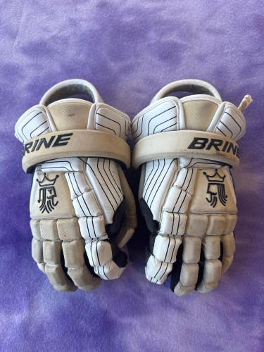 White Brine Lacrosse Gloves Large (Used)