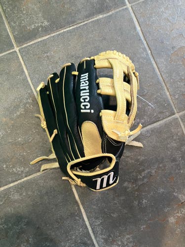 Black Marucci Marksman RH Outfield Baseball Glove 12.75" (Used)