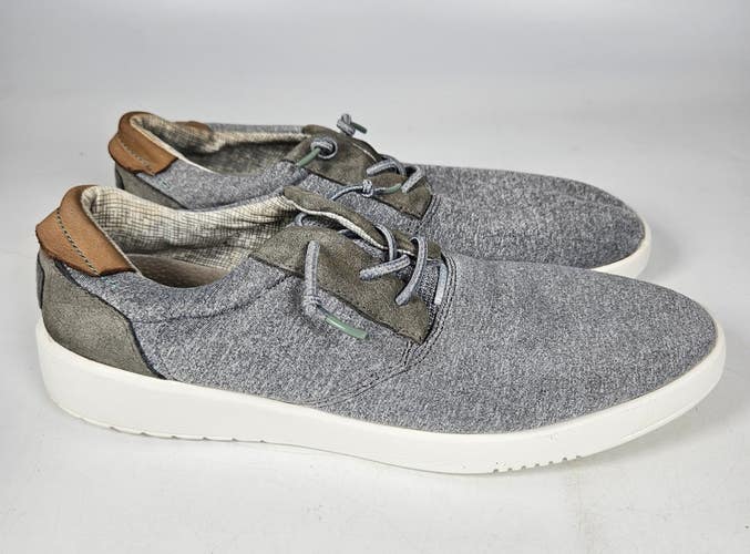 Hey Dude Hugo Stretch Shoes Men's Size: 10 Gray Casual Comfort Slip On