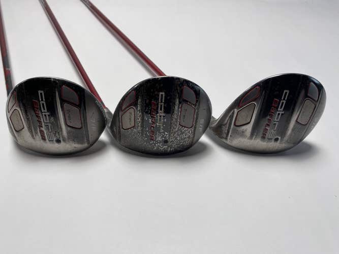 Cobra Baffler T-Rail Wood Set 3 5 7 | 15* 18* 21*  Tour AD G 60g Regular RH