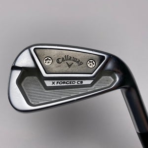Callaway X Forged CB 21 Single 7 Iron Project X IO 6.0 110g Stiff Steel Mens RH