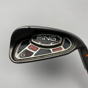 Ping G15 Single 7 Iron Orange Dot 2* Flat TFC 149 I Regular Graphite Mens RH
