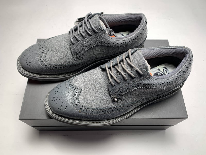 G/FORE Long Wing Gallivanter Golf Shoes Gray Men's SZ 9.5 (G4MF22EF52)