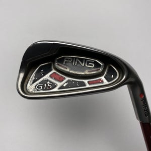 Ping G15 Single 7 Iron Red Dot 1* Flat TFC 149 Soft Regular Senior Graphite RH