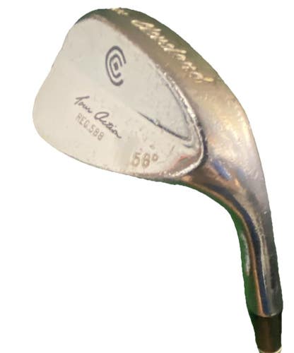 Cleveland Tour Action Reg 588 Chrome Sand Wedge 56* RH Stiff Steel 35" New Grip