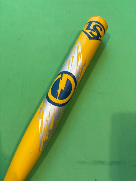 Yellow 2022 Louisville Slugger Geny Two Piece Bat (-8) Composite 26 oz 34"