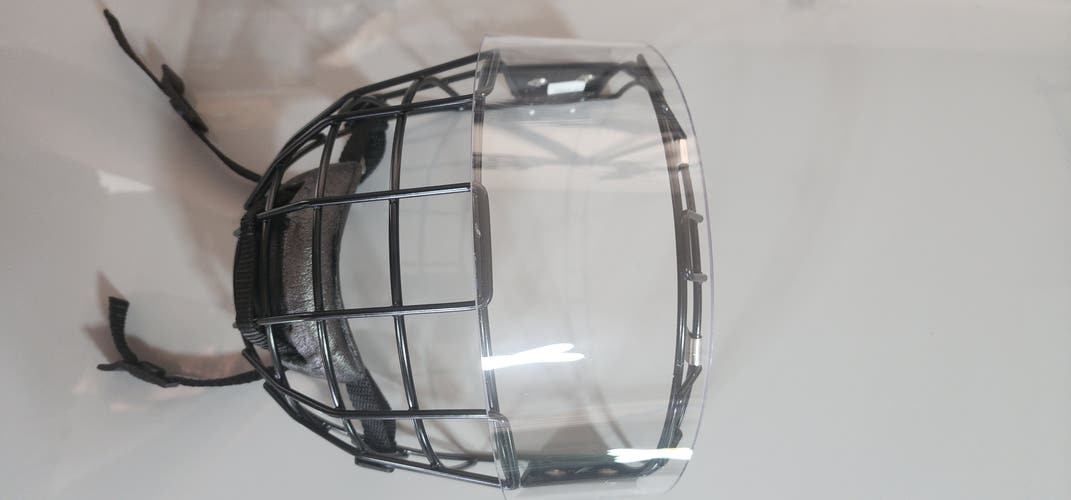 New Senior Large Zero Plus Boulder Hockey hybrid visor cage