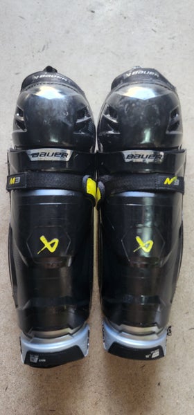 Senior Bauer Supreme M3 16" Shin Pads (Used)