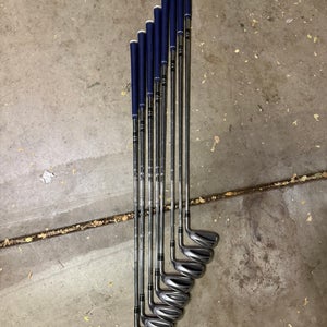 Men's 2020 Nike Slingshot Right Handed Iron Set Regular Flex (8 Clubs) #4 - #9, PW, GW Steel Shaft (