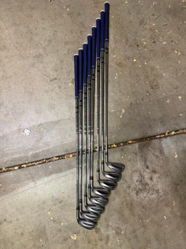 Men's 2020 Nike Slingshot Right Handed Iron Set Regular Flex (8 Clubs) #4 - #9, PW, GW Steel Shaft (