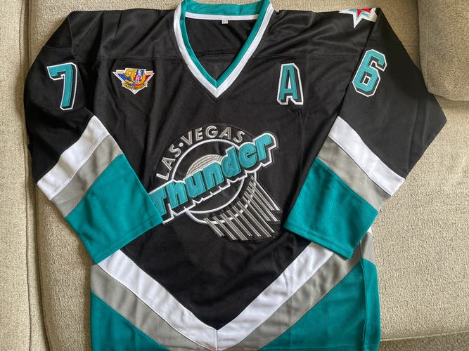 Las Vegas Thunder 90s Radek Bonk IHL Hockey Jersey Men’s L