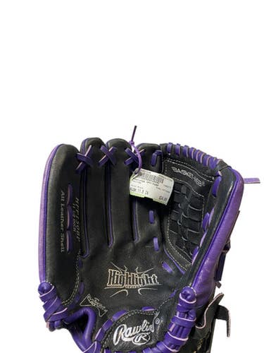 Used Rawlings HFP150BP LH Throw Fastpitch Gloves Black 11 1/2" 11706-S000361398
