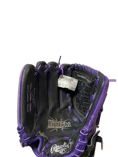 Used Rawlings HFP150BP LH Throw Fastpitch Gloves Black 11 1/2" 11706-S000361398
