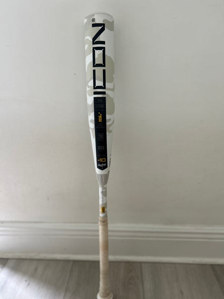 2025 Rawlings Icon Composite USSSA Certified Bat (-10) 19 oz 29" (Used)
