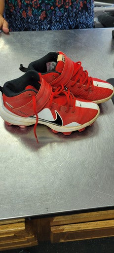Used Nike TROUT  BB/SB Cleats Red Junior 04 11497-S000151619