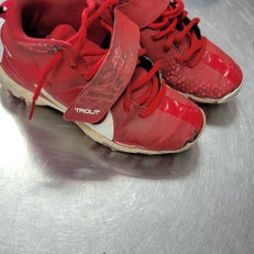 Used Nike TROUT 3 BB/SB Cleats Red Junior 03 11497-S000151618