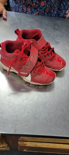 Used Nike TROUT 3 BB/SB Cleats Red Junior 03 11497-S000151618