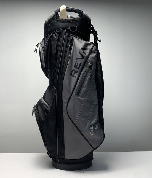 Callaway Reva Lite Cart Bag Gray Black 14-Way Divide Strap Women's Golf Bag