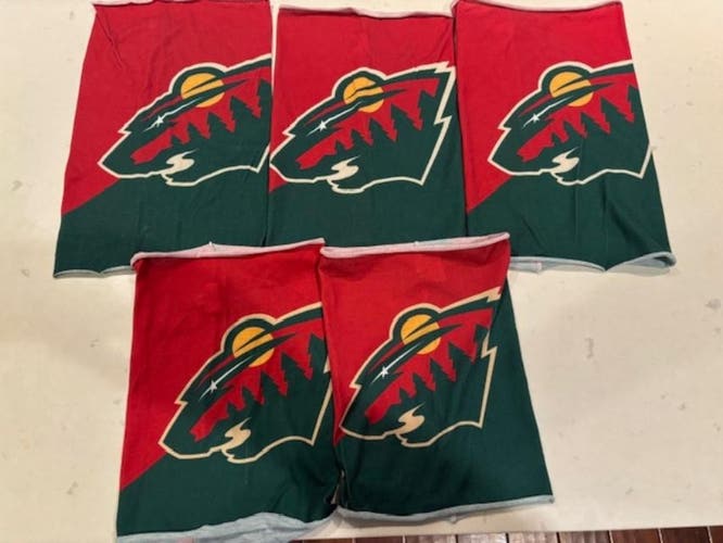5 NHL Minnesota Wild Neck Gaiters