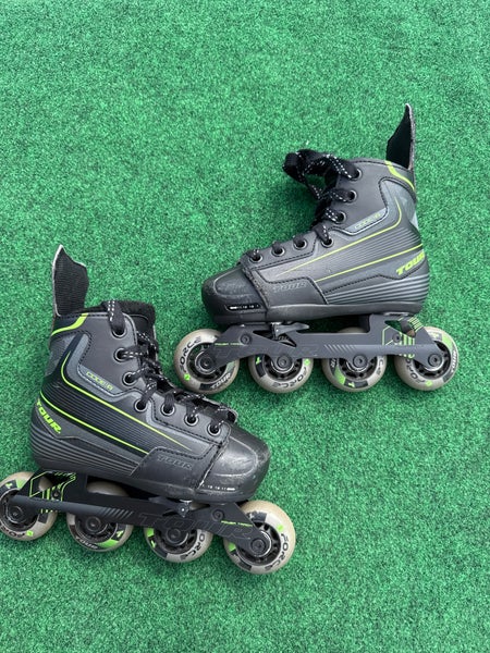 Junior Tour Code 9 Inline Skates Regular Width Size 11-1 Adjustable (Used)