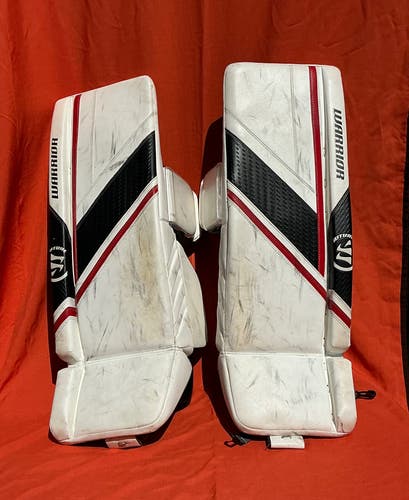 32" +1 Warrior Ritual G6 E+ Goalie Leg Pads (Used)