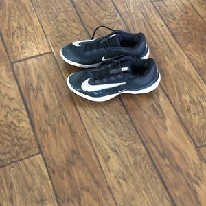 Black Men's Size M 11.5 (W 12.5) Adult Nike Nike alpha huarache elite 4 Low Top Metal (Used)