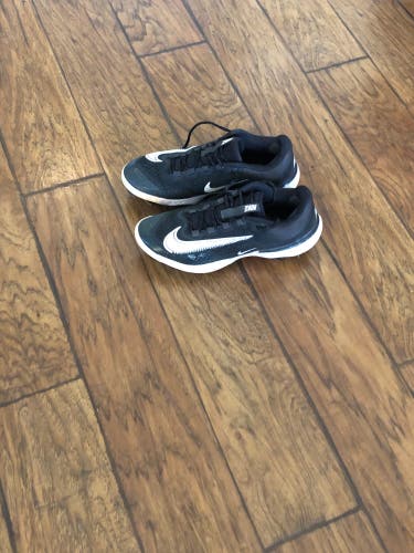 Black Men's Size M 11.5 (W 12.5) Adult Nike Nike alpha huarache elite 4 Low Top Metal (Used)