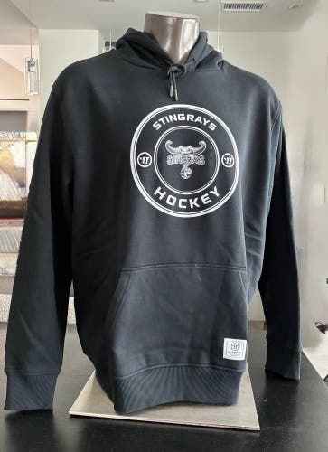 Black Adult Unisex XXL Warrior Hooded Sweatshirt (New)