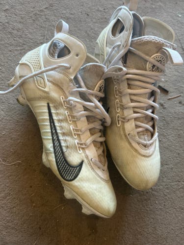 Unisex Size M 8.0 (W 9.0) Youth Nike Huarache 9 Elite Mid (Used)