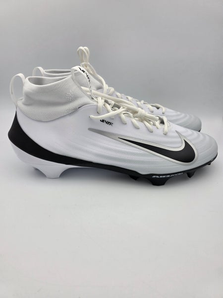 Nike Zoom Air Vapor Pro 1 White/Black Football Cleats IB2495-105 Size 15