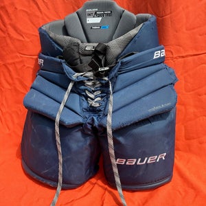 Bauer Elite Goalie Pants - Intermediate - Medium - Blue (Used)