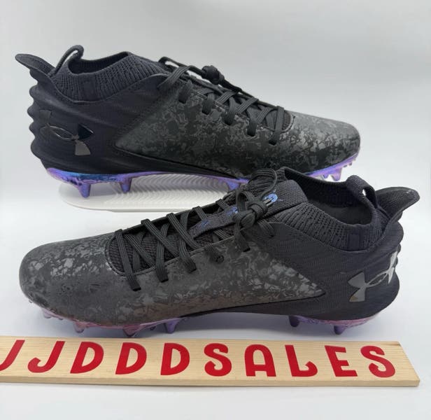 Under Armour Blur 2 MC Suede Football Cleats Black 3027978-001