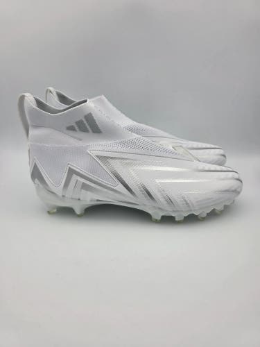 Adidas Men's Freak Ultra 23 Inline Football Cleats White Silver Size 12 GX9179