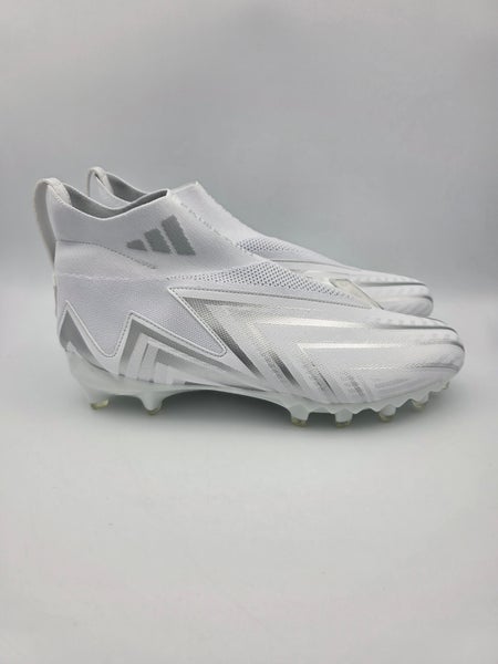 Adidas Men's Freak Ultra 23 Inline Football Cleats White Silver Size 12 GX9179