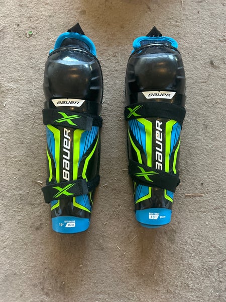 Youth Bauer X 10" Shin Pads (New)