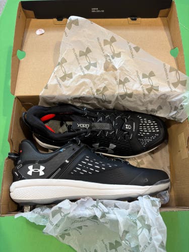 New Men's Size M 11.5 (W 12.5) Adult Under Armour Yard Low MT Metal