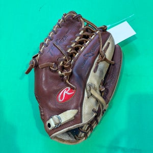 Brown Rawlings Gold Glove Elite RH Outfield Baseball Glove 12.25"