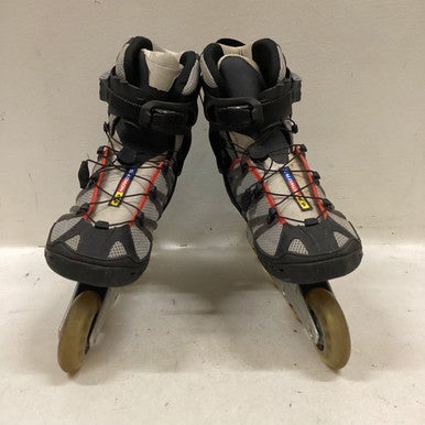 Used Salomon MOTION 8 TI Senior Rec Fitness Skates Grey Senior 10 11725-S000490620