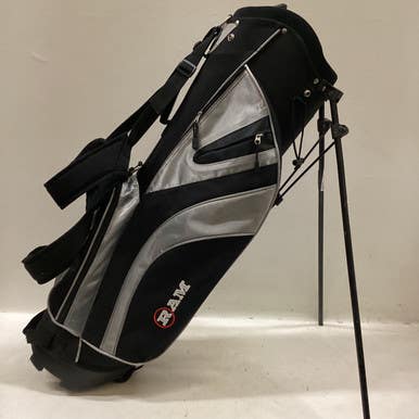 Used Ram 6 WAY STAND BAG Mens Stand Bag Black And Grey 11725-S000490633