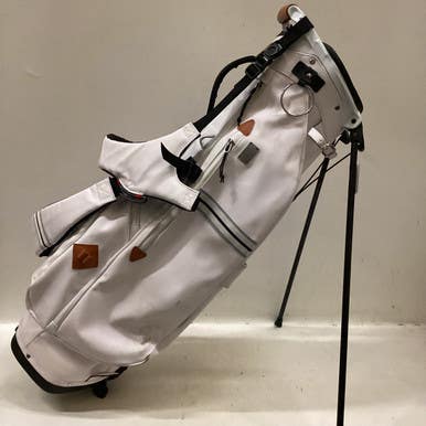 Used Sun Mtn MID STRIPE STAND BAG Mens Stand Bag White 11725-S000490662
