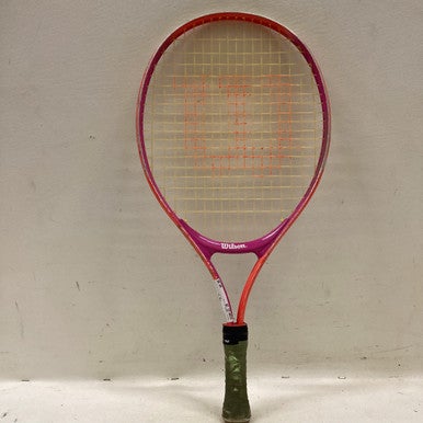 Used Wilson MID PLUS 21 Junior Tennis Racquet Texas Orange 21" 11725-S000490765