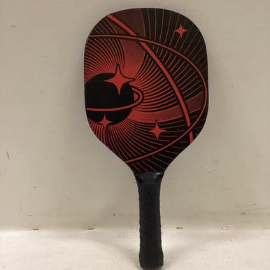 Used SPACE WOOD PICKLEBALL PADDLE Pickleball Racquet Red 11725-S000490406