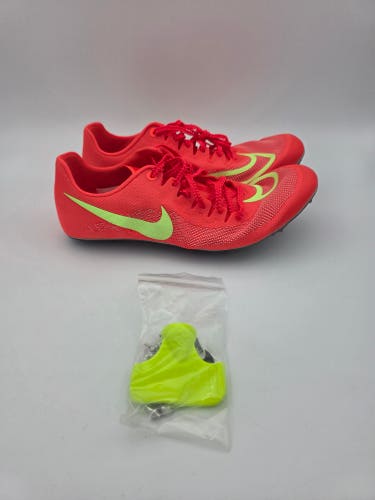 Nike Zoom Ja Fly 4 'Bright Crimson Barley Volt' Track Shoes Mens Size 8.5