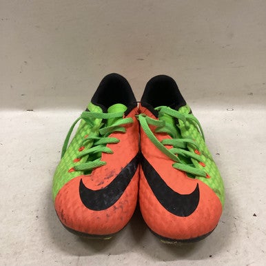 Used Nike HYPERVENOM Soccer Cleats Neon Green Senior 5.5 11725-S000490429
